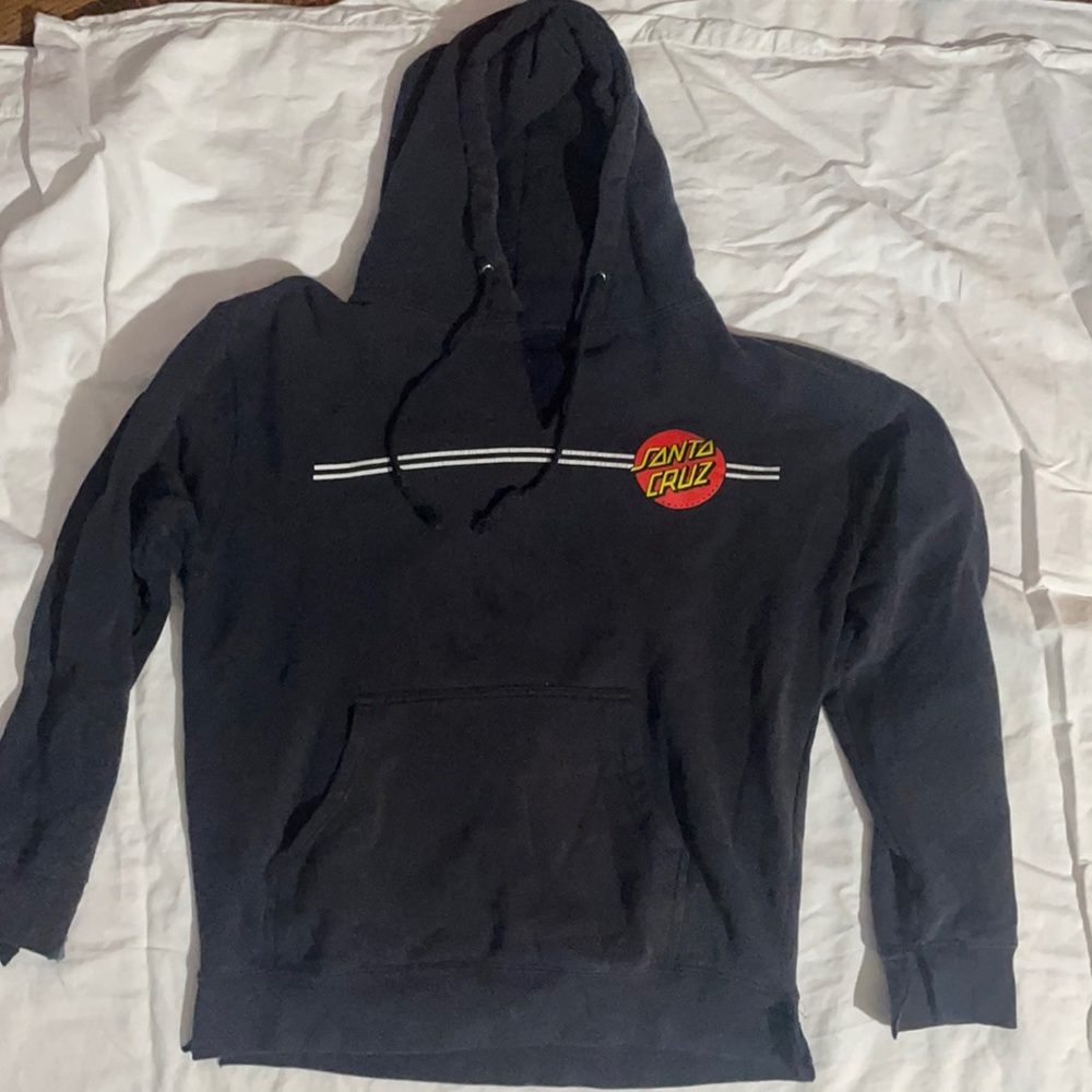 Santa Cruz Black Sweatshirt | Adult Medium | Pre-Owned